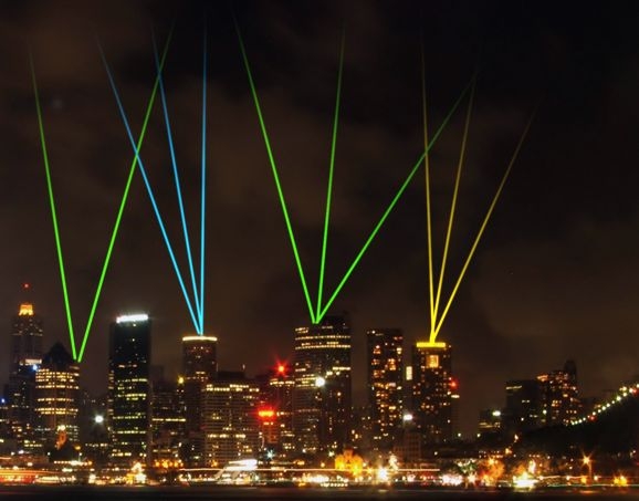 Creation of Sydney Laser Show: Step 3